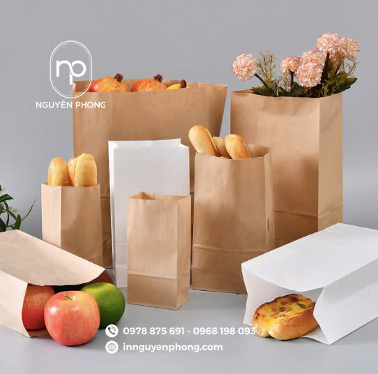 Túi giấy kraft đựng sản phẩm cao cấp